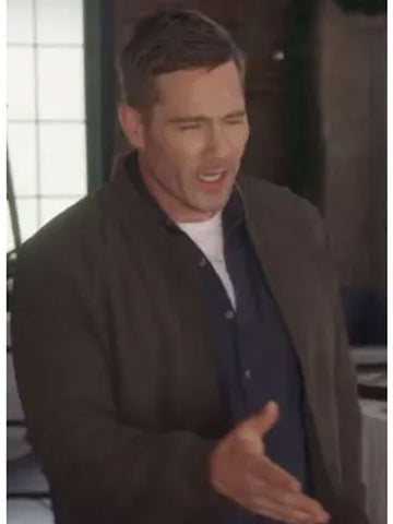 A Magical Christmas Village Luke Macfarlane Jacket
