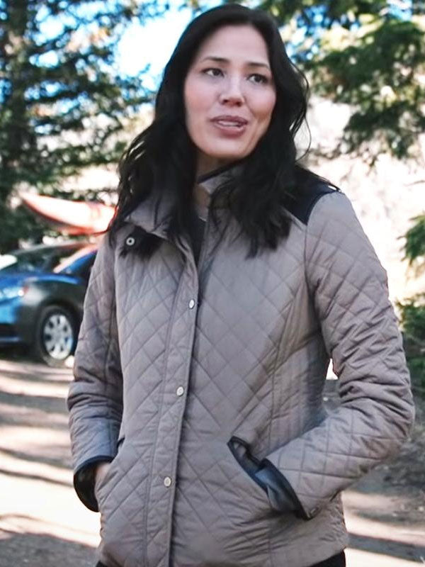 Yellowstone Michaela Conlin Grey Quilted Jacket