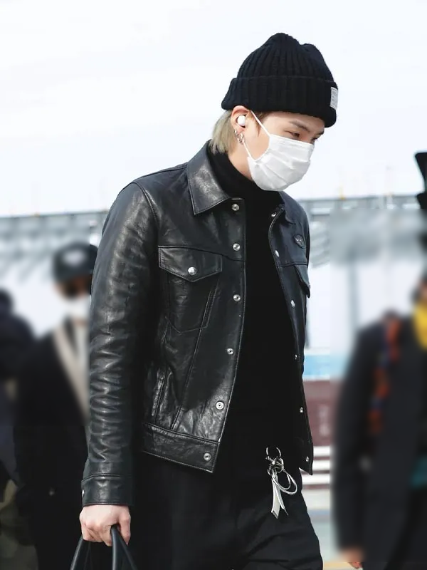 Min Yoon-Gi BTS Suga Black Jacket