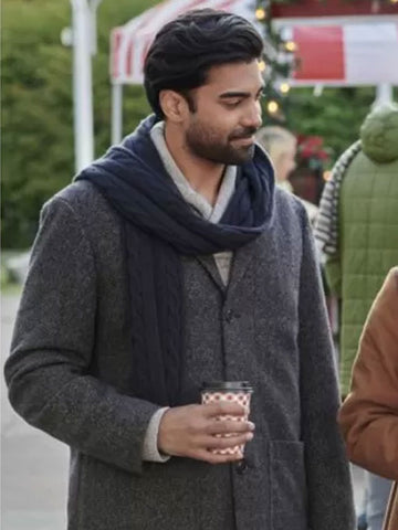 Boyfriends Of Christmas Past Nate Sagar Coat