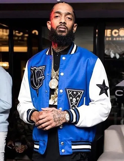 Nipsey Hussle Varsity Jacket for men