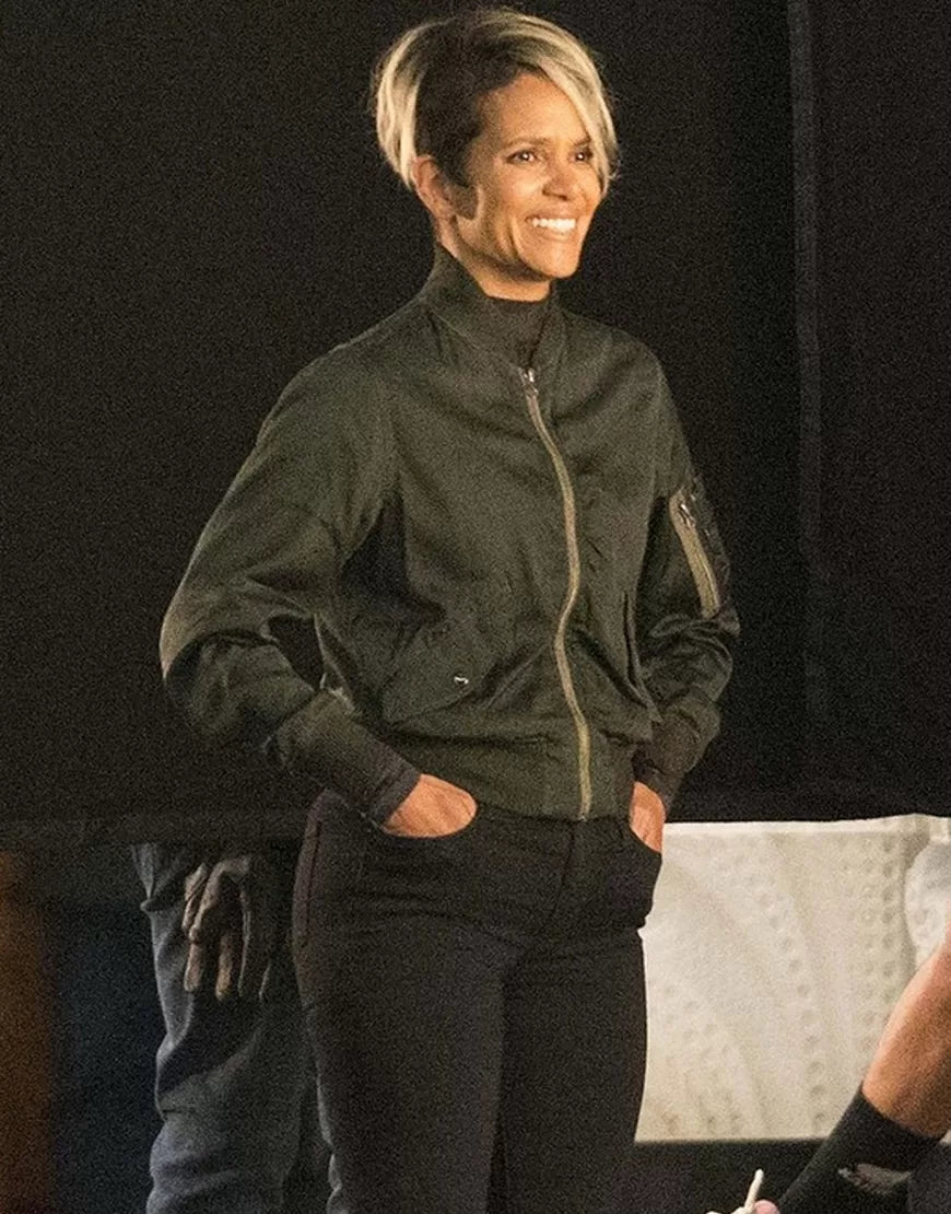 Halle Berry The Union Roxanne Hall Puffer Coat