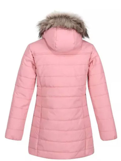 Christmas With The Campbells Brittany Snow Pink Puffer Jacket