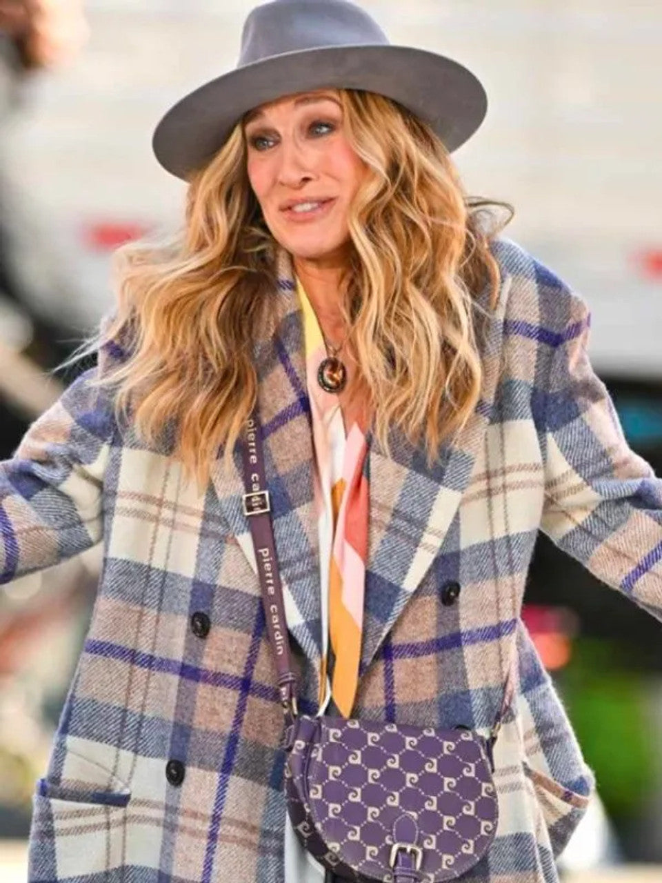 Sarah Jessica Parker And Just Like That Carrie Bradshaw Wool Coat
