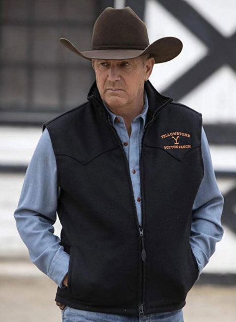 Yellowstone Rip Wheeler Black Cotton Vest