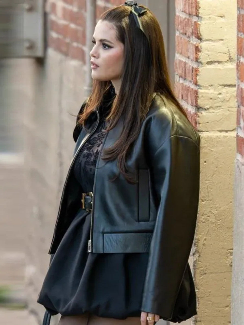 Selena Gomez Black Jacket