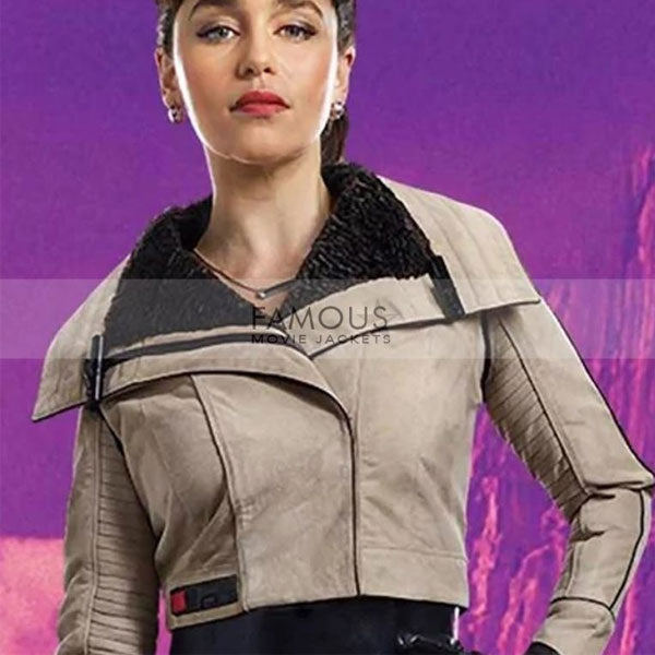 Solo A Star Wars Story Qi’ra Leather Jacket