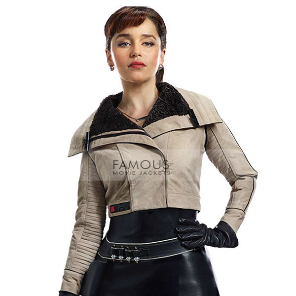 Solo A Star Wars Story Qi’ra Leather Jacket