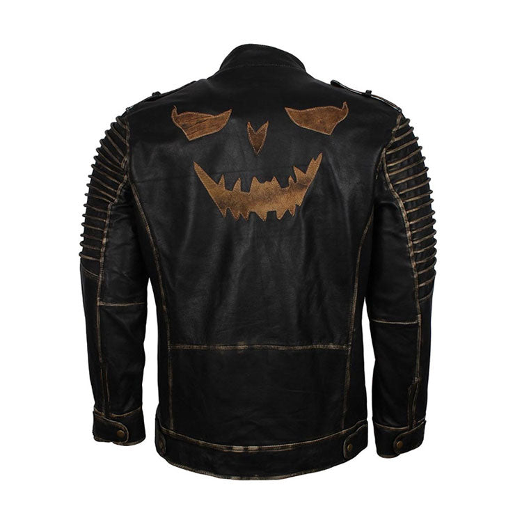 Suicide Squad Joker Black Leather Jacket
