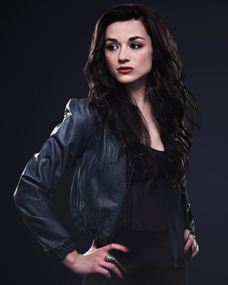 Teen Wolf The Movie Crystal Reed Black Leather Jacket