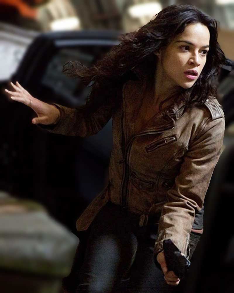 The Fast and Furious 7 Letty Ortiz Leather Jacket 1