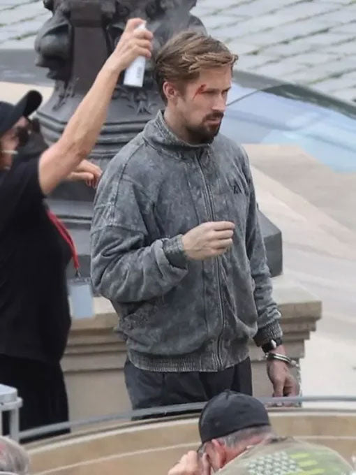 The Gray Man 2022 Ryan Gosling Grey Jacket