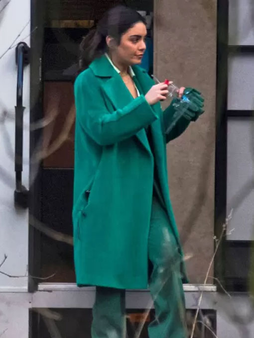 Vanessa Hudgens The Princess Switch 3 Green Coat