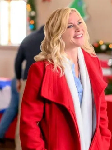 A Magical Christmas Village Alison Sweeney Red Coat