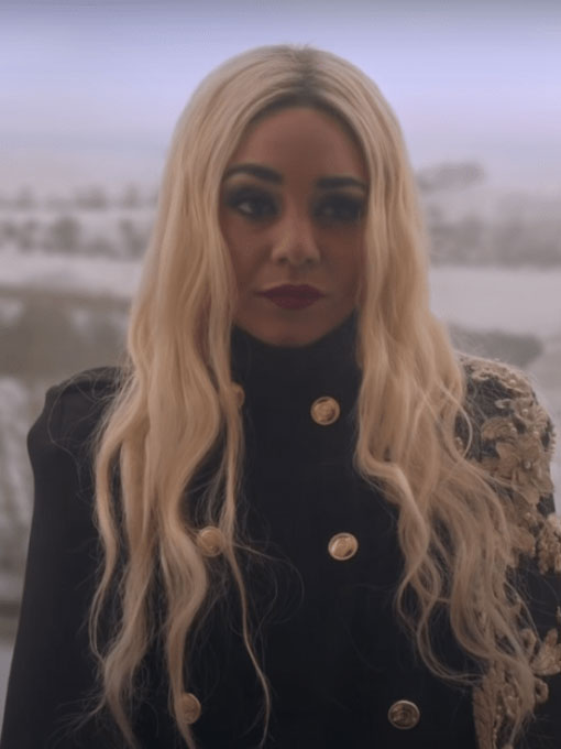 Vanessa Hudgens The Princess Switch 3 Black Coat