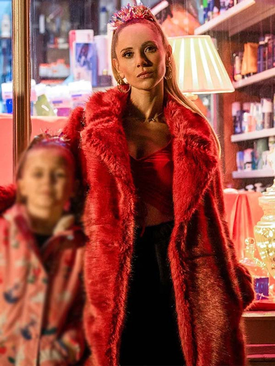 Keeley Jones Red Coat 
